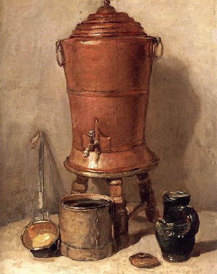 Jean Simeon Chardin The Copper Drinking Fountain oil painting image
